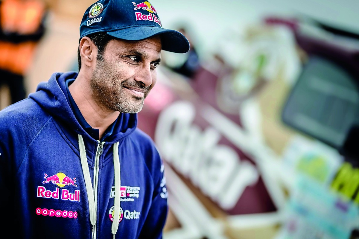 Qatar’s Nasser Saleh Al Attiyah and his French navigator Matthieu Baumel will be looking for a win in today's second stage.