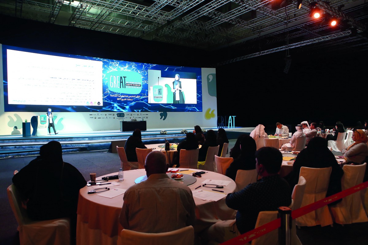 Participants at the Gulf Region Education Assistive Technology Conference (GREAT).
