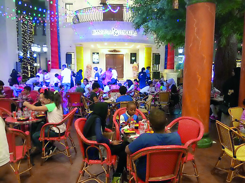 Kids during the event organised by KidzMondo Doha and “Janie & Jack”.  