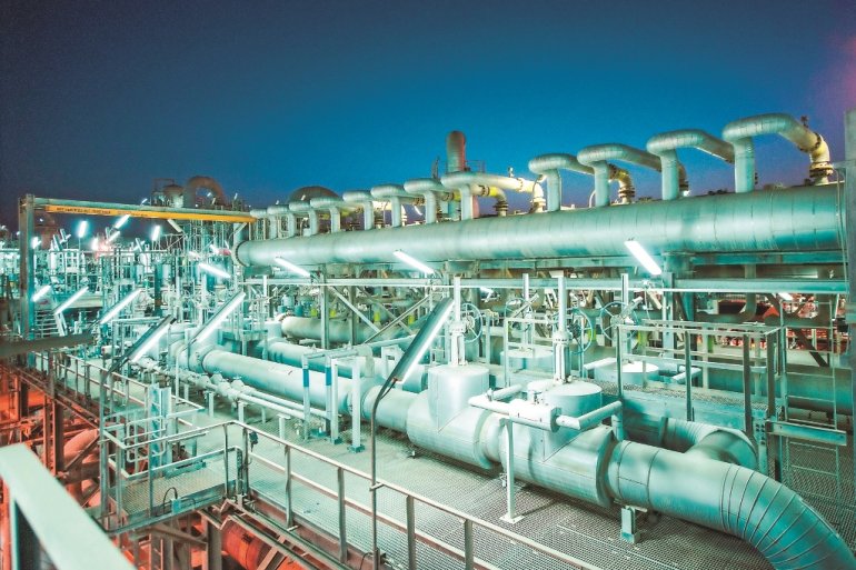 File picture of an LNG Plant in Qatar used for representation.
