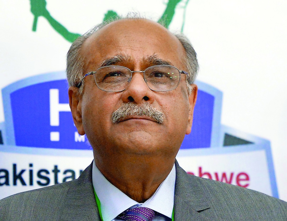 Newly elected Pakistan cricket chief Najam Sethi