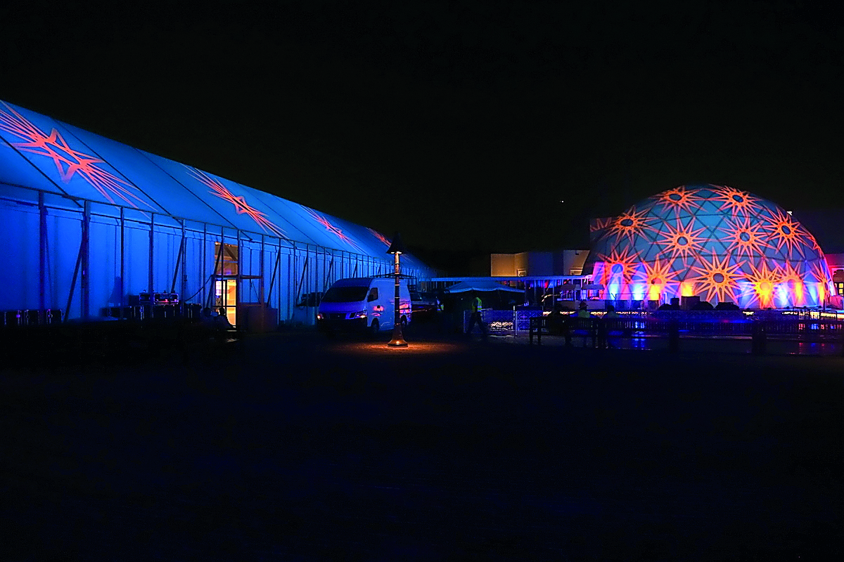 The venue of the hunting festival.