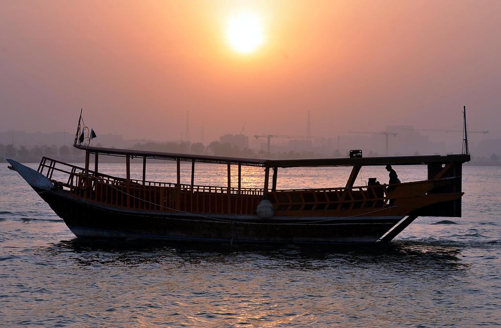 File picture of a boat in Qatar used for representation...