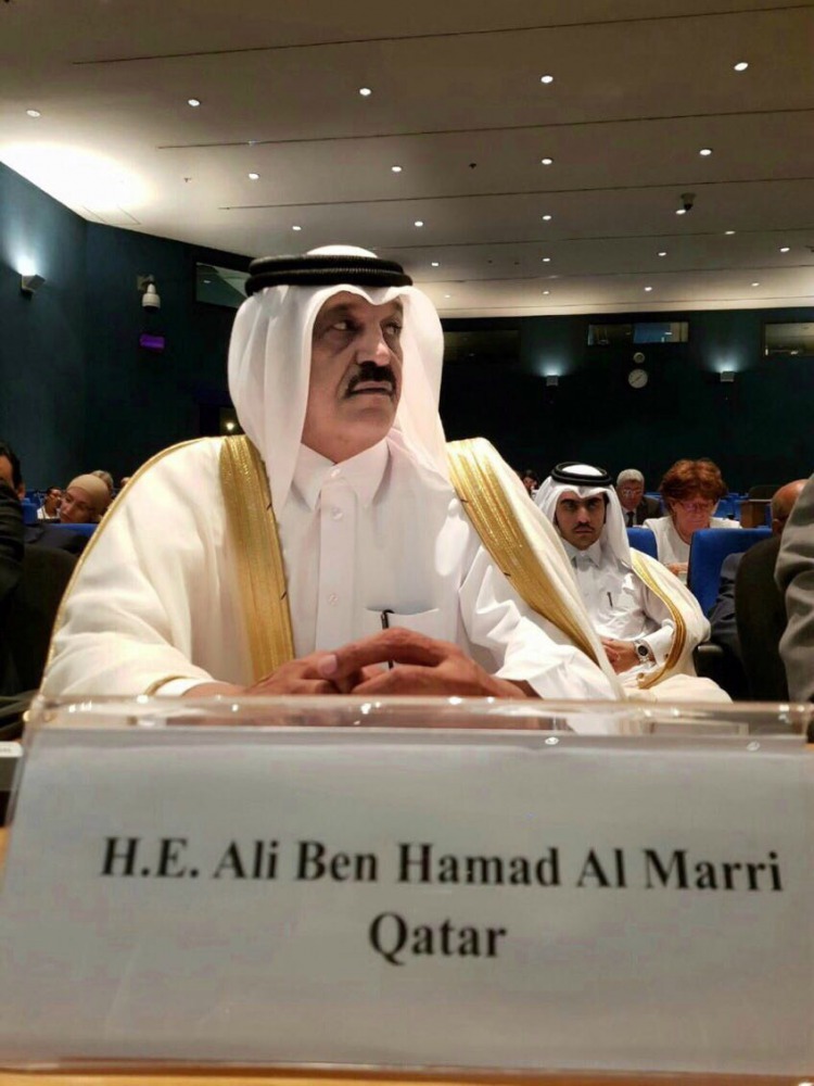 Qatar’s Ambassador to the Republic of Lebanon, Ali bin Hamad Al Marri.