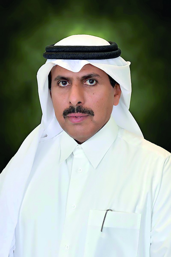 H E Sheikh Abdulla bin Saoud Al Thani (left) , Governor of Qatar Central Bank and Chairman of Qatar Development Bank. 