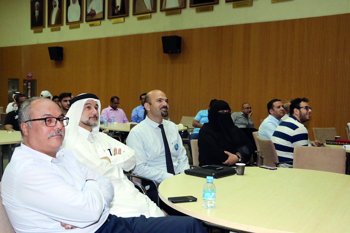 The participants during IEEE Day 2017 hosted by Institute of Electrical and Electronics Engineers Student Branch at Qatar University and IEEE Qatar Section. 