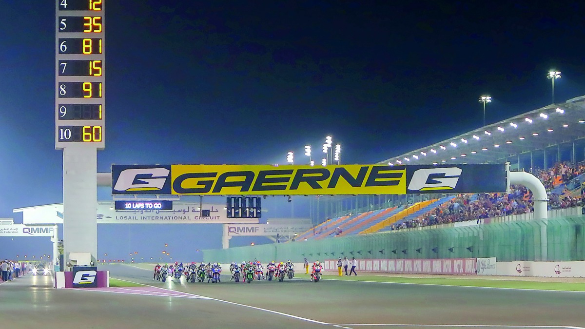 WorldSBK riders in action at last year’s round held at Losail International Circuit. 