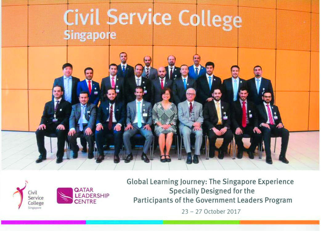 The participants at the Singapore trip.
