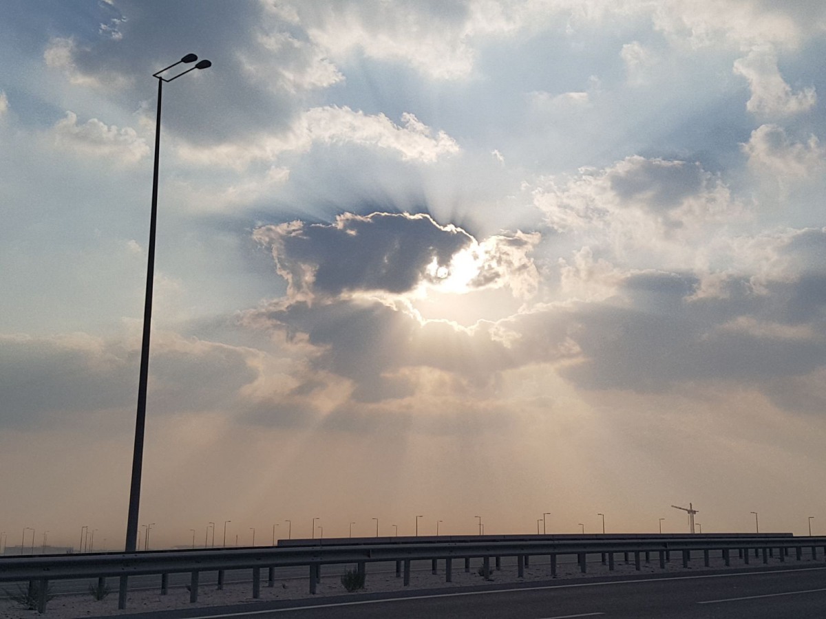 Early morning shot from Wakra, Qatar. Pic: Abdul Basit.