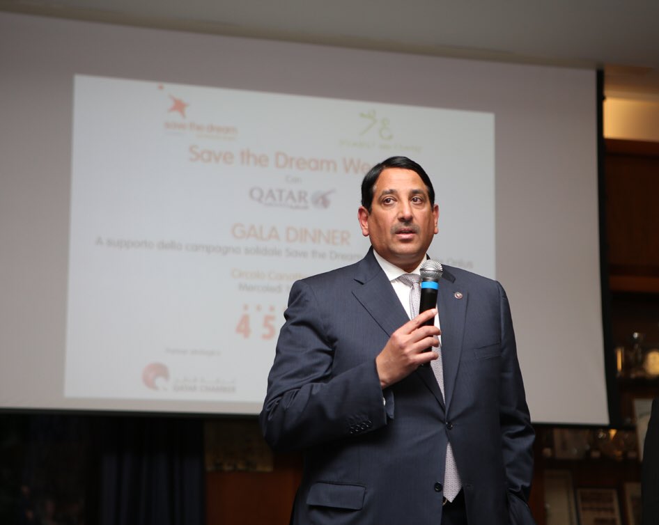 Ambassador of the State of Qatar to the Italian Republic Abdulaziz bin Ahmed Al Malki