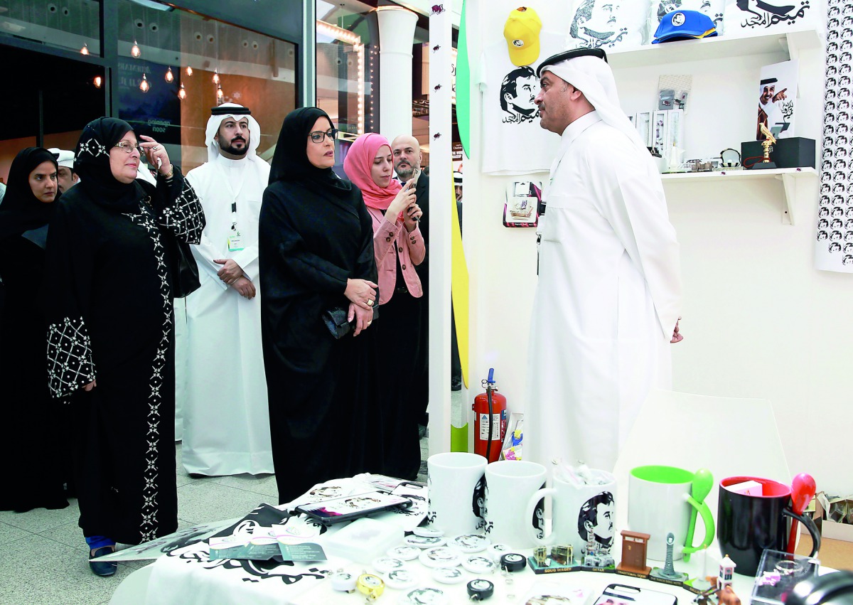 Souq Nama, NAMA Center’s first (2017) edition, inaugurated by Maryam Al Mannai, Acting Executive Manager of NAMA Center, at Festival City Qatar, yesterday.  Pic: Qassim Rahmatullah / The Peninsula