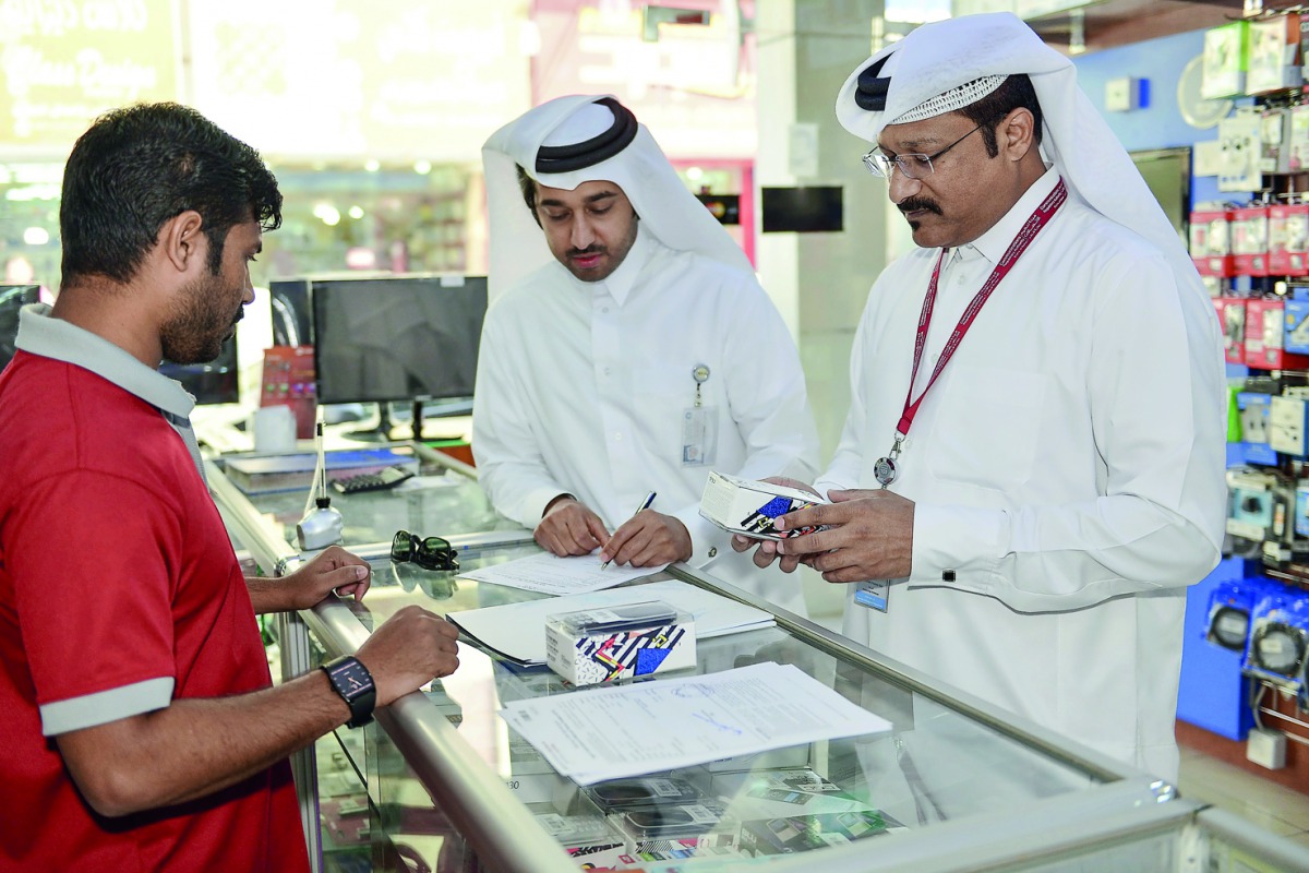 A routine inspection at a telecom shop.