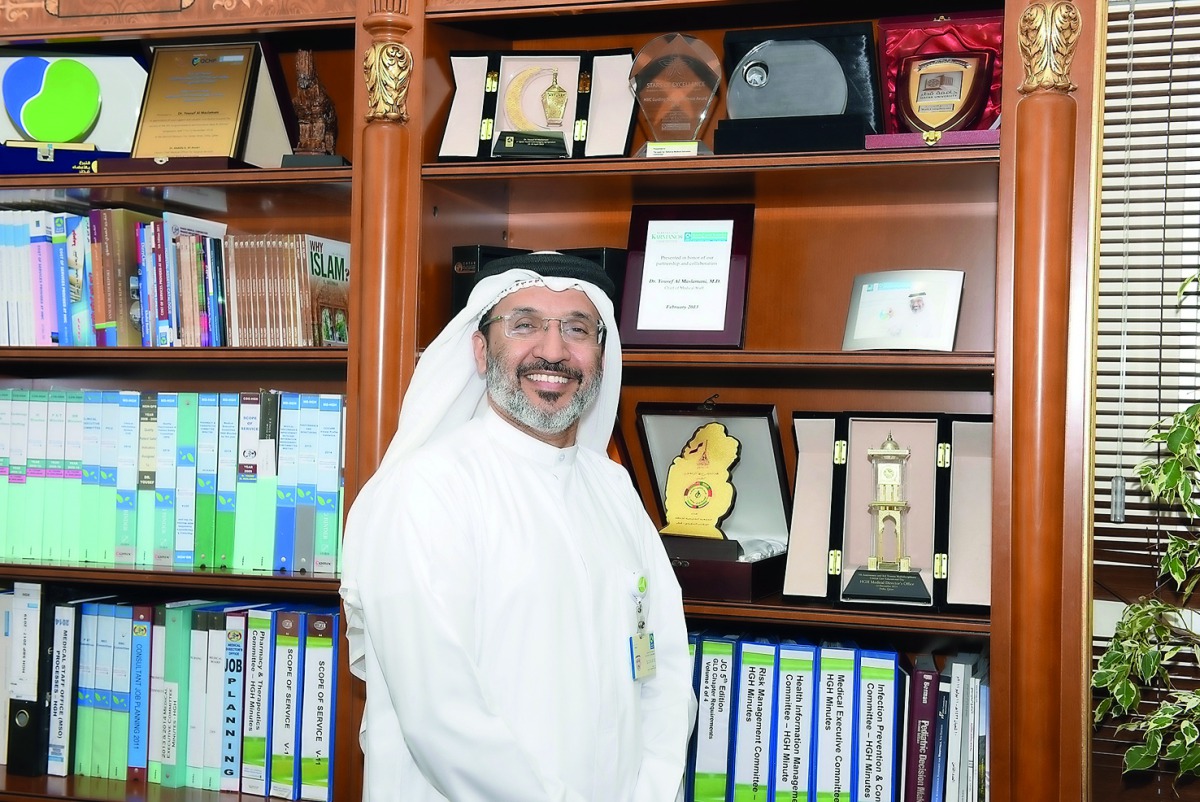 Dr Yousef Al Maslamani, Medical Director of Hamad General Hospital and Director of the Qatar Center for Organ Transplantation.