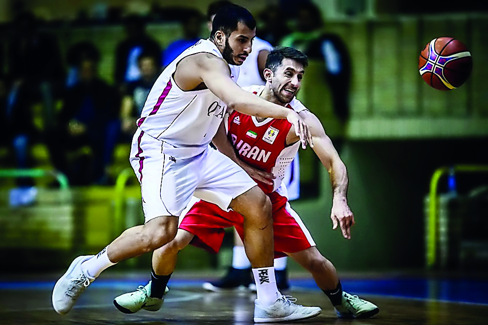 Action from yesterday’s FIBA World Cup Asian qualifier between Iran and Qatar. www.fiba.basketball