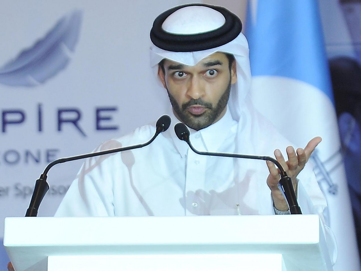 File photo of Secretary-General of Supreme Committee for Delivery and Legacy Hassan Al Thawadi at a Conference in Doha. 