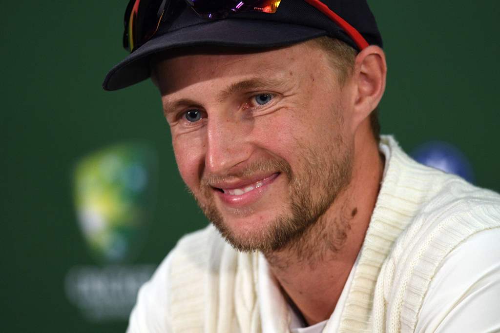 England's captain Joe Root speaks to the media after Australia defeated England on the final day of the second Ashes cricket Test match in Adelaide in December 6, 2017. AFP / William West 