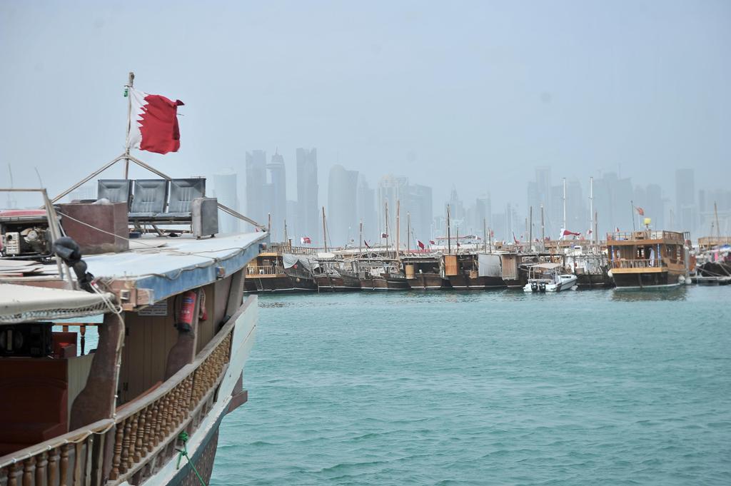 Strong wind over Doha. December 8, 2017. Baher Amin  © The Peninsula