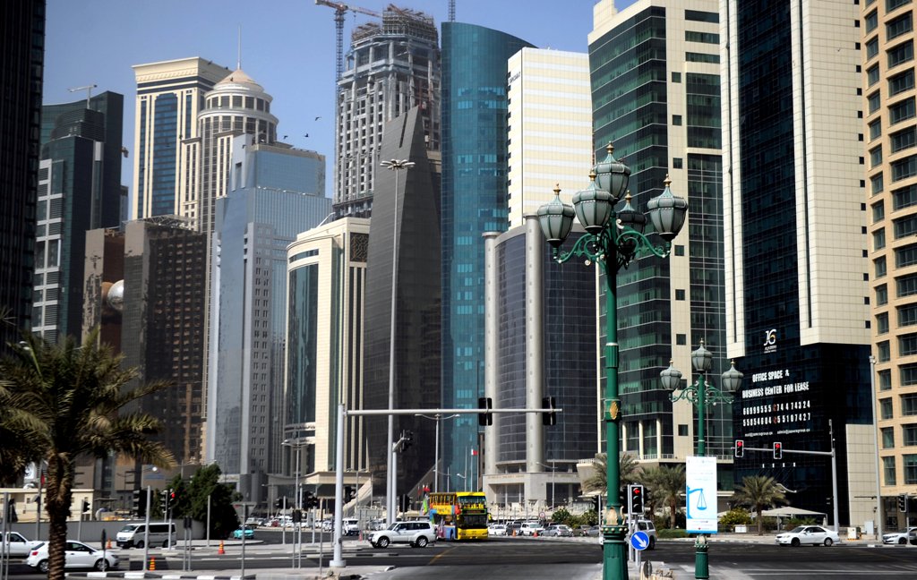 Doha Westbay Area. Abdul Basit © The Peninsula