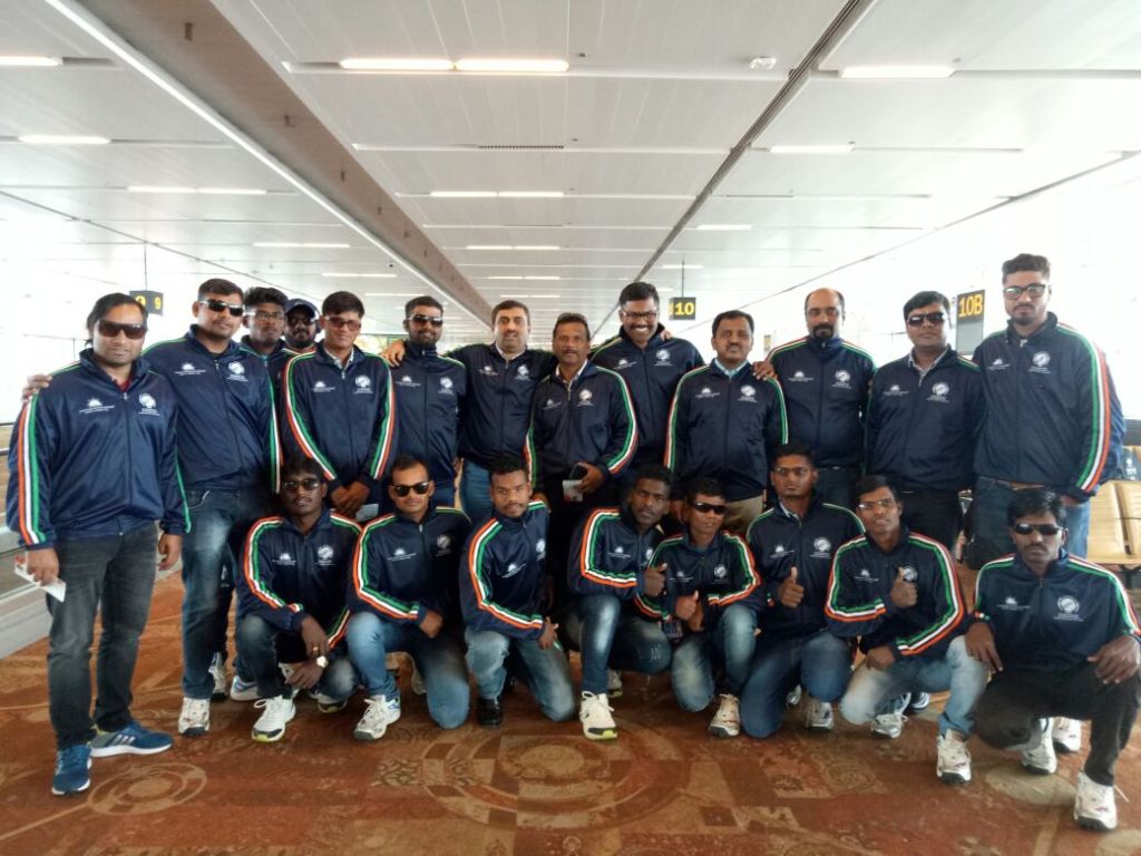 Image taken from Cricket Association for the Blind in India's Twitter page.