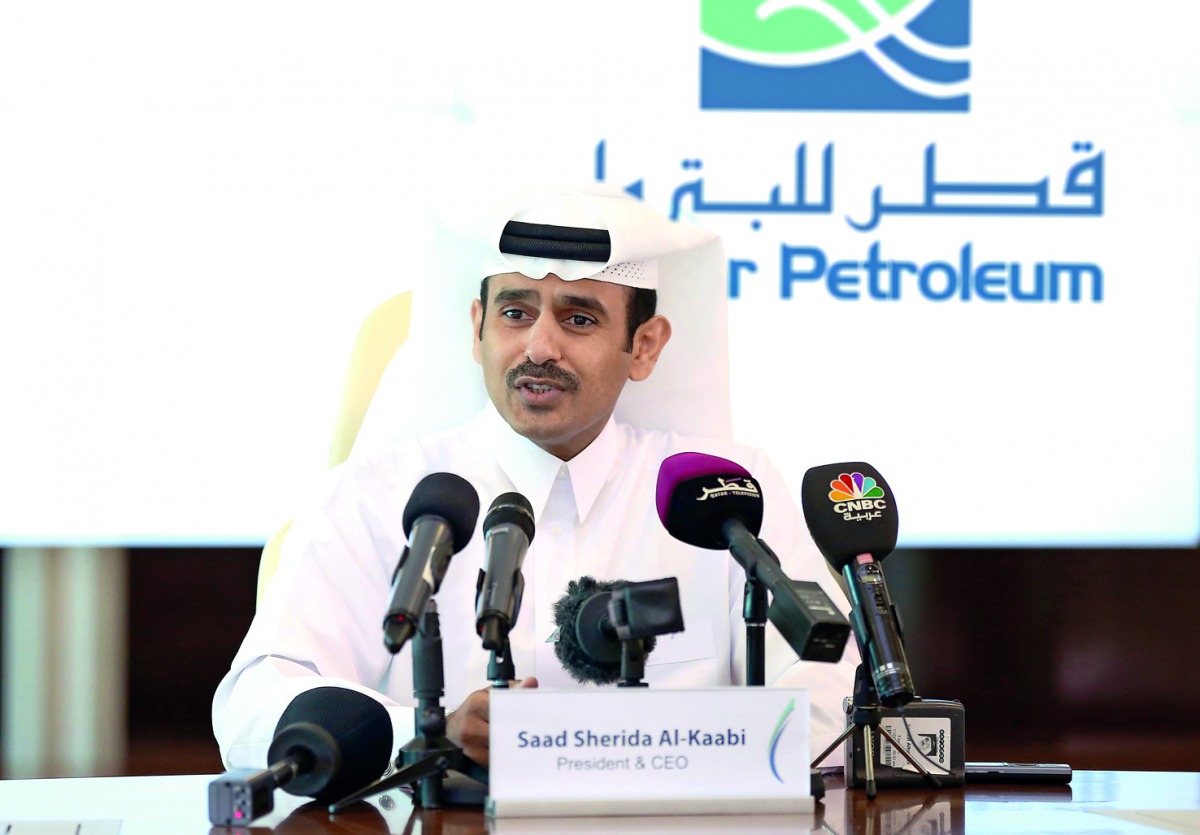 Saad Sherida Al Kaabi, Qatar Petroleum President & CEO and the Chairman of Qatargas
