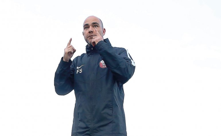 Qatar coach Felix Sanchez.