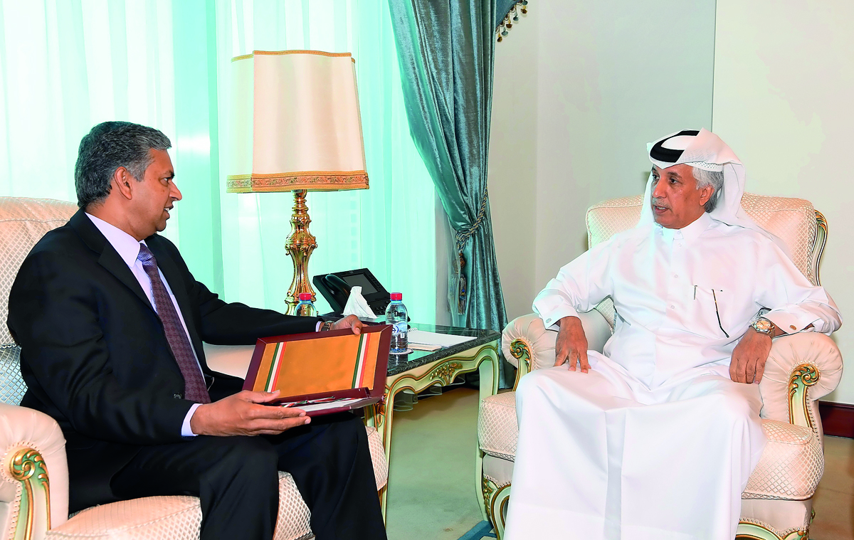 Emir H H Sheikh Tamim bin Hamad Al Thani received a written message from Prime Minister of the Republic of India, Narendra Modi, pertaining to the bilateral relations and ways of promoting them in various fields. The message was received by Minister of St