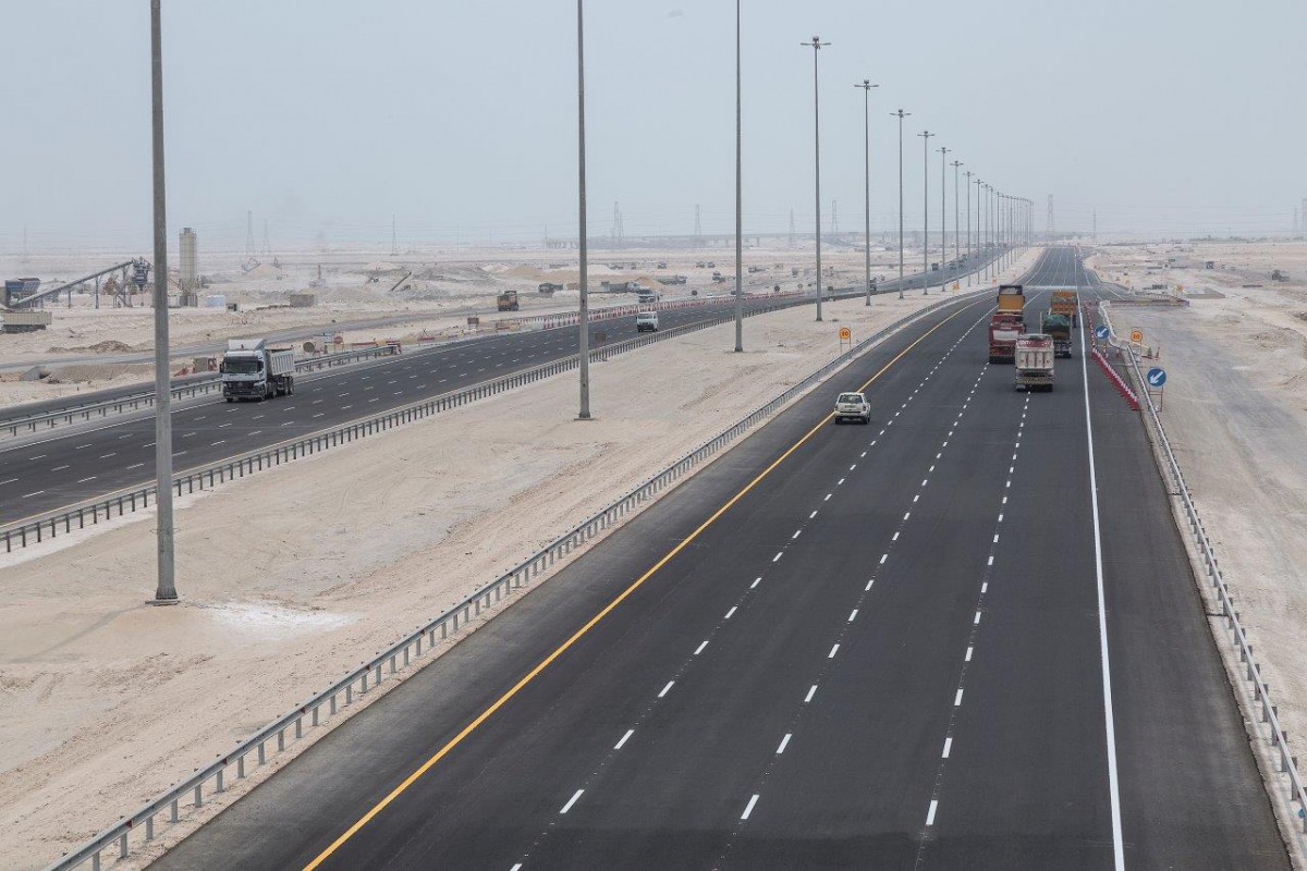 File picture of North and Southbound lanes on Hamad Port Road. 