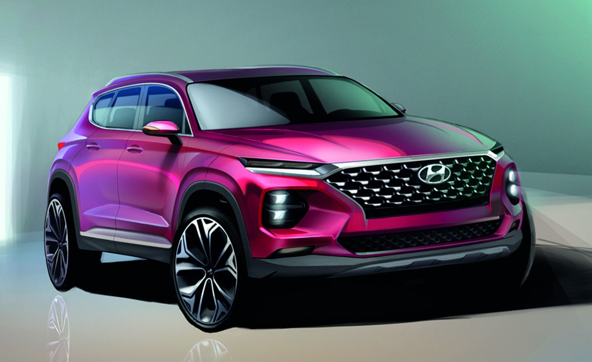A Rendering Image of all-new Santa Fe.
