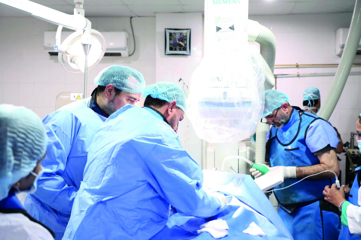 A medical team of QRCS is in Dhaka, Bangladesh, as part of the 12th edition of annual cardiac catheterisation programme for poor children with congenital heart problems.