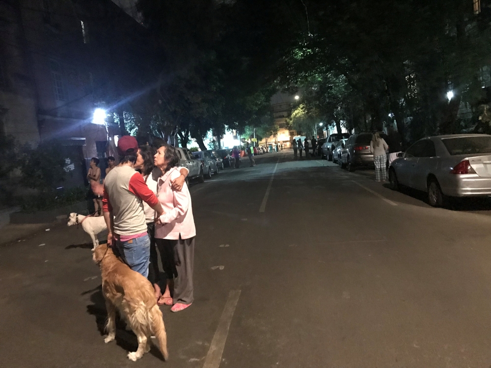 A magnitude 5.9 earthquake struck southern Mexico early on Monday, sending frightened residents into the streets as seismic alarms echoed across the capital, although there were no immediate reports of damage.
