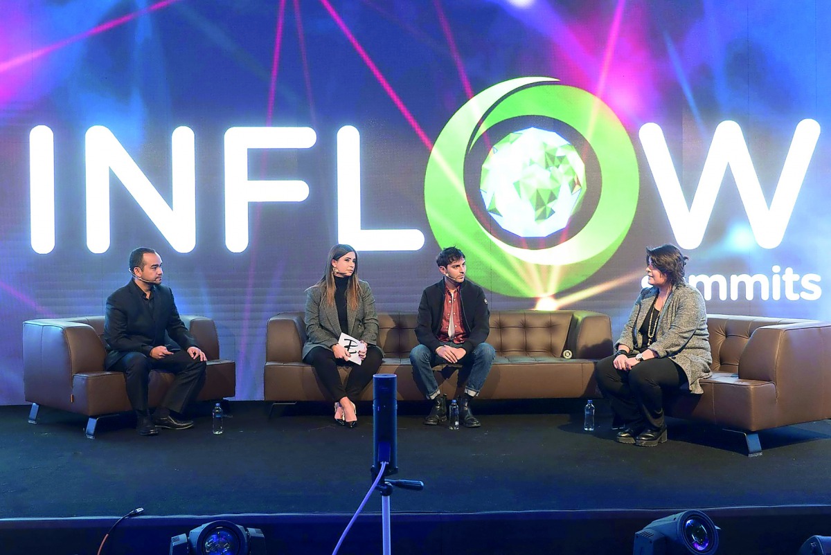 The panelists  discussing contemporary digital marketing issues in this file picture taken at one of the previous INFLOW Summit sessions.