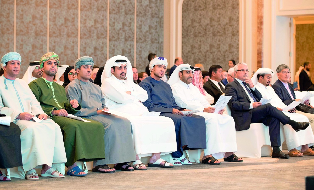 Picture shows the draw ceremony of the Emir’s Sword Festival held in Doha yesterday. The three-day horse racing gala starts at Qatar Racing and Equestrian Club today. 