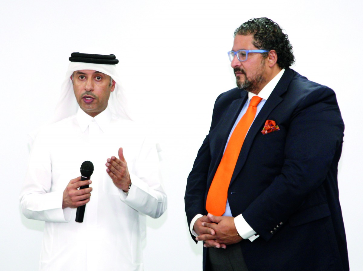 Minister of Administrative Development, Labour and Social Affairs H E Dr Issa bin Saad Al Jafali Al Nuaimi, speaking at the workshop.