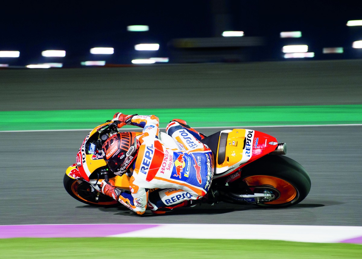 Marc Marquez in action in this file picture.