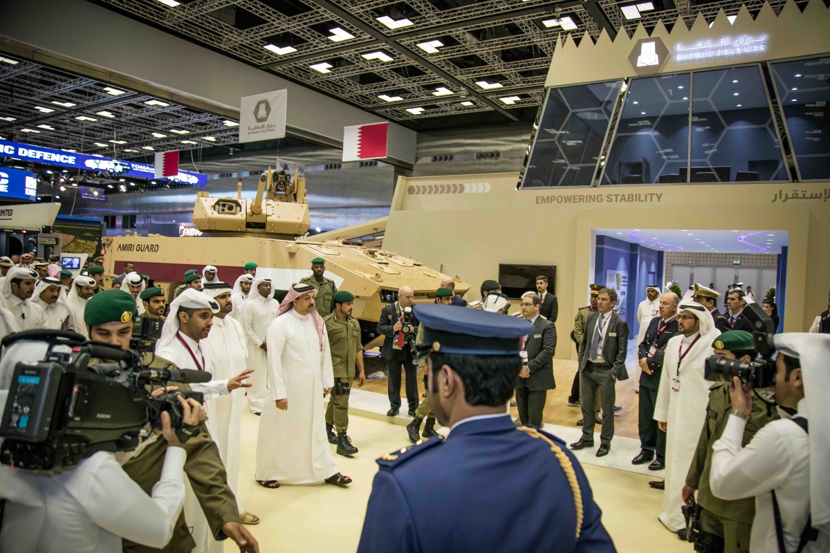 Barzan Holdings pavilion at the DIMDEX