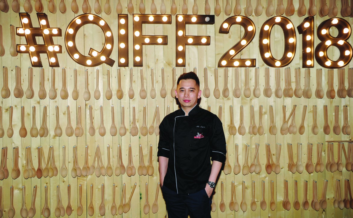 Filipino celebrity chef Niño Logarta. Pic: Abdul Basit / The Peninsula 