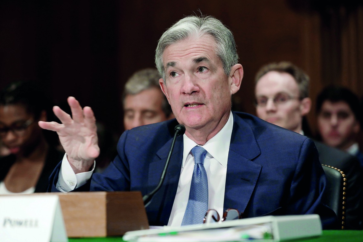 Federal Reserve Board Chairman Jerome Powell testifies before a Senate Banking Housing and Urban Affairs Committee hearing on the The Semiannual Monetary Policy Report to the Congress, on Capitol Hill in Washington, U.S., March 1, 2018. Reuters/Yuri Gripa
