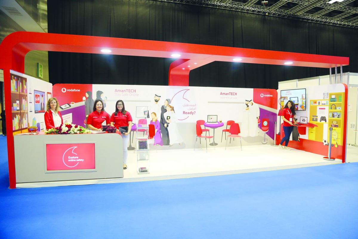 Vodafone pavilion at the Education Festival.