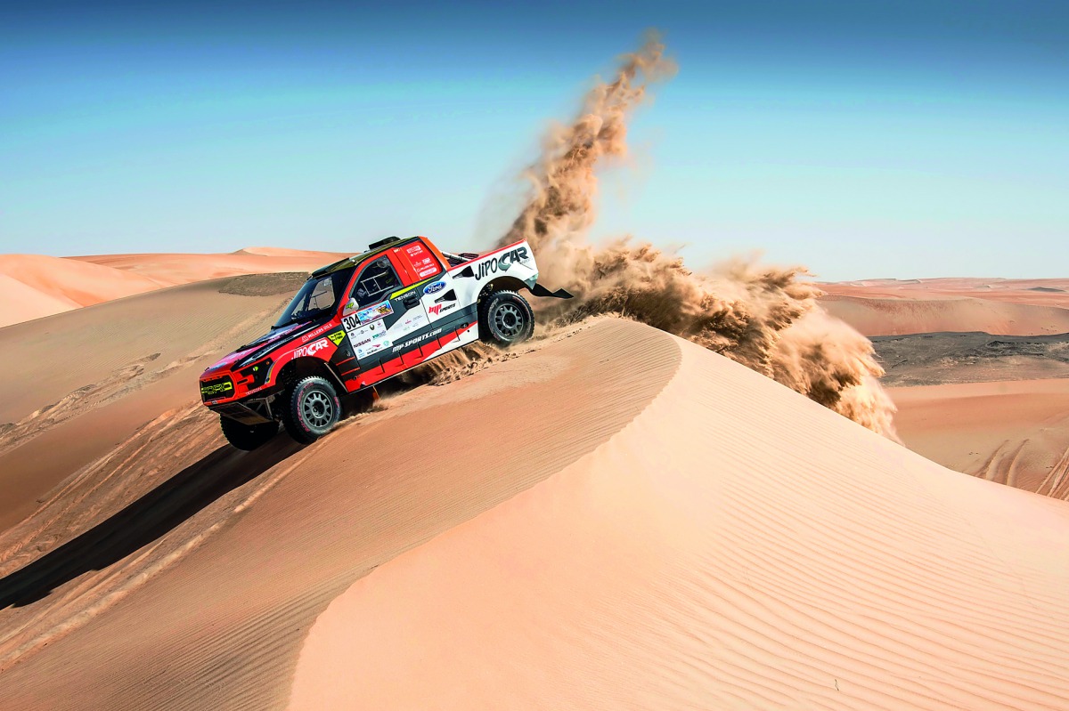 Martin Prokop of Czech Republic in his Ford F 150 Evolution in this file photo.