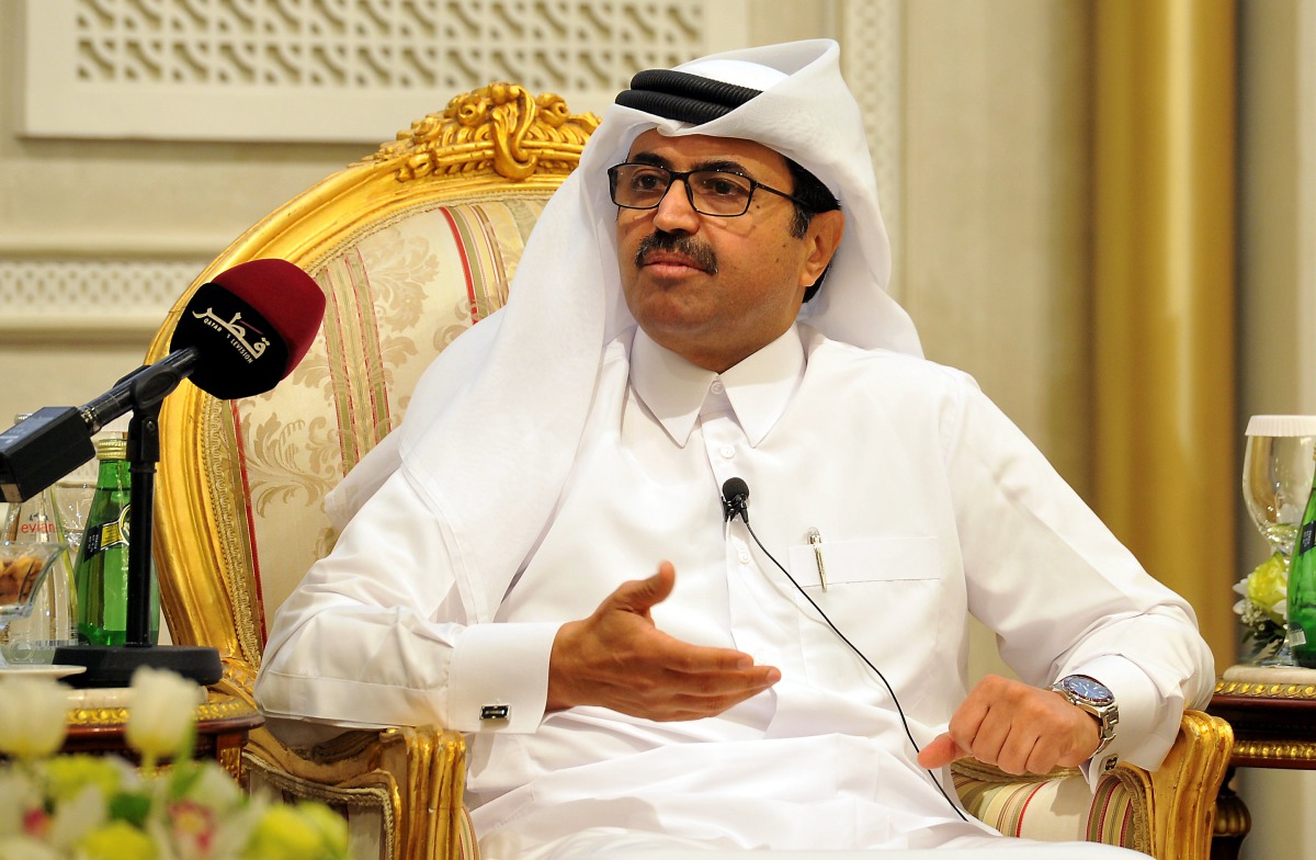 Qatar’s Minister of Energy and Industry H E Dr Mohammed bin Saleh Al Sada Pic: Kammutty VP
