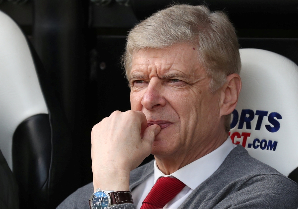 FILE PHOTO. Arsenal manager Arsene Wenger. REUTERS/Scott Heppell 
