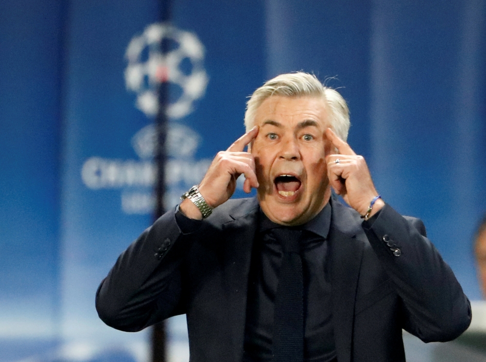 Carlo Ancelotti. REUTERS/Charles Platiau/File Photo