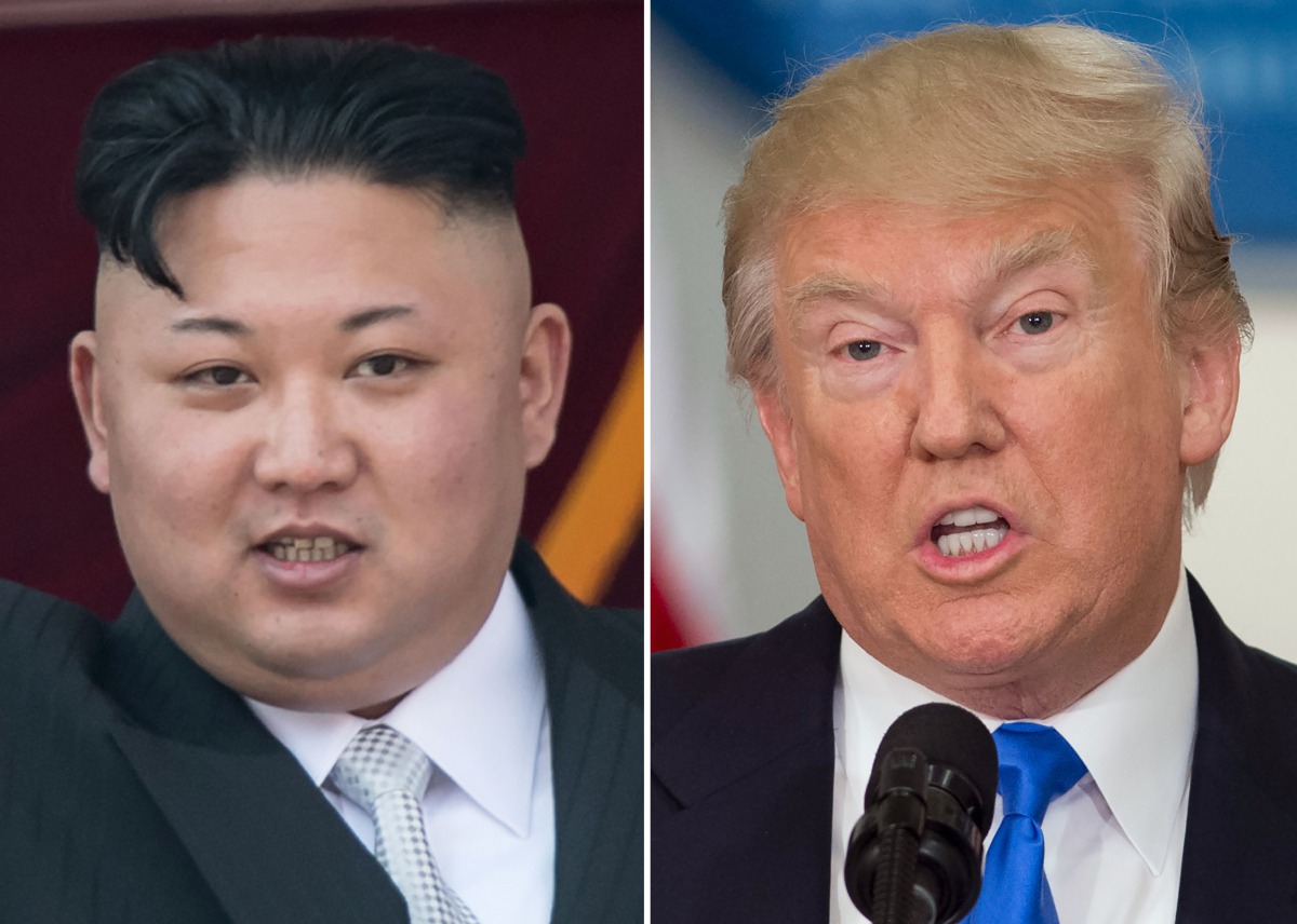 North Korean leader Kim Jong-Un and US President Donald Trump (AFP / Saul Loeb &  Ed Jones) 