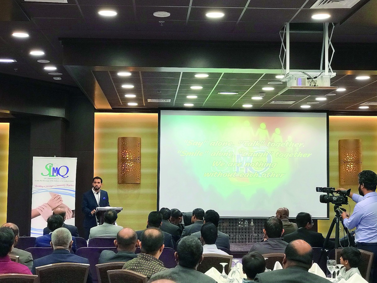 The participants at the Annual Symposium of Sri Lankan Majlis Qatar.