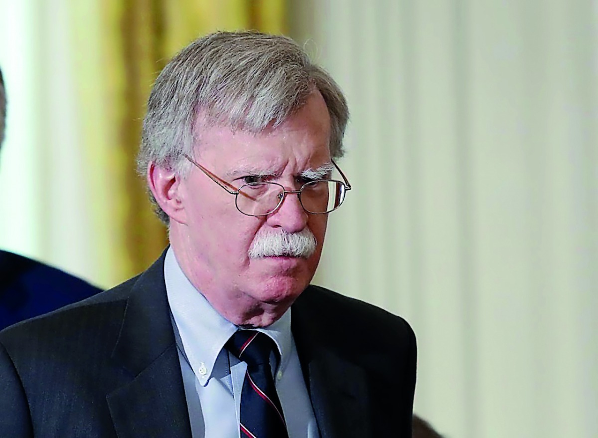 White House national security adviser John Bolton said U.S. sanctions on European companies that maintain business dealings with Iran were 