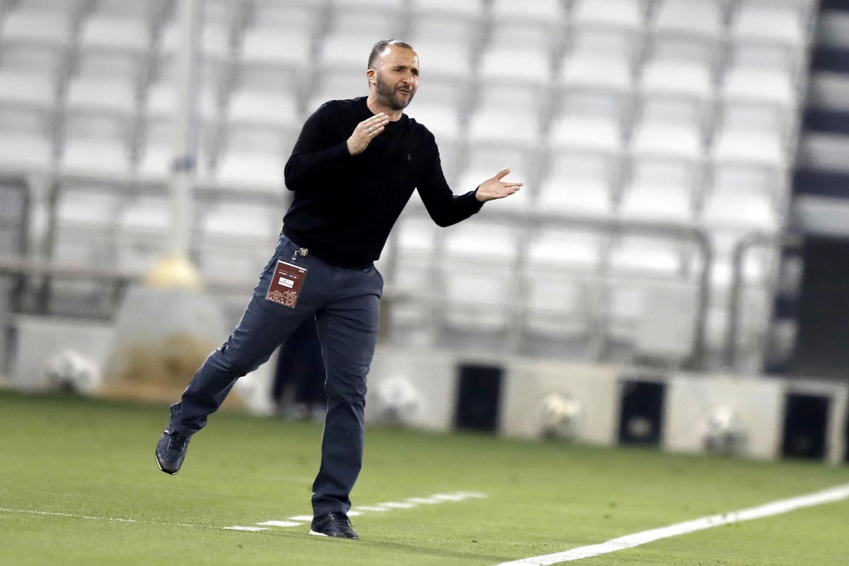 Al Duhail’s Algerian coach Djamel Belmadi