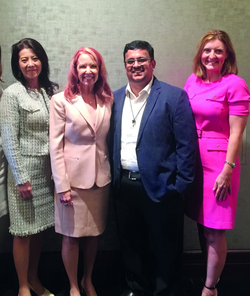 FROM LEFT: Mina Sekiguchi, Head of Energy and Natural Resources (ENR) for KPMG in the Asia Pacific region; Regina Mayor – KPMG’s Global, Head of ENR; Gopal Balasubramaniam, Head of ENR for KPMG in the Middle East and South Asia region and Partner at KPMG 