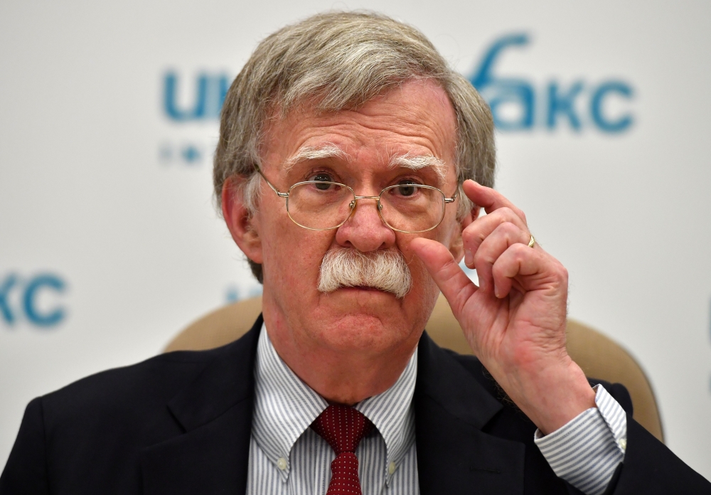 US National Security Advisor John Bolton attends a press conference in Moscow on June 27, 2018.  AFP / Yuri KADOBNOV
