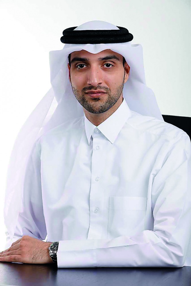 Ahmed Al Obaidli (left), Director of Exhibitions at QTA