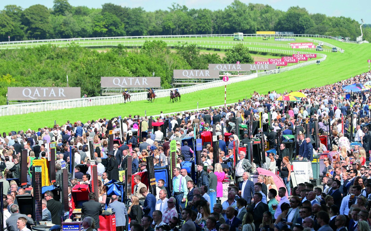 Spectators watch the action during last year’s Qatar Goodwood Festival in this file photo. The annual five-day festival kicks off today.